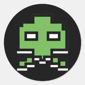 Adesivo Arcade invasora de Alienígena para jogos dos anos