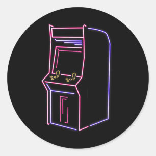 Adesivo Arcade Video Gamer Game Machine Vintage 80s 90s Re