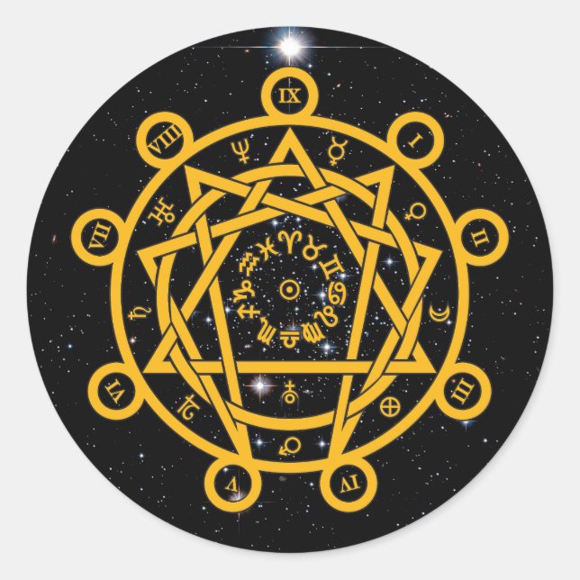 Adesivo Arcana Enneagram (Frente)