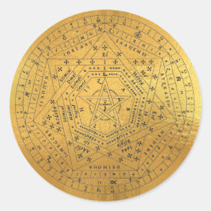 Adesivo Arcanels Seal, Deus Seal, Sigillum Dei Aemeth