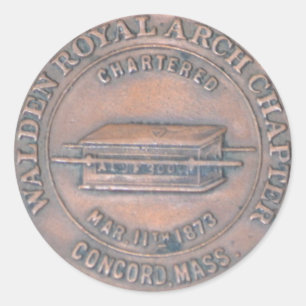 Adesivo Arch Real Masonic Penny Sticker