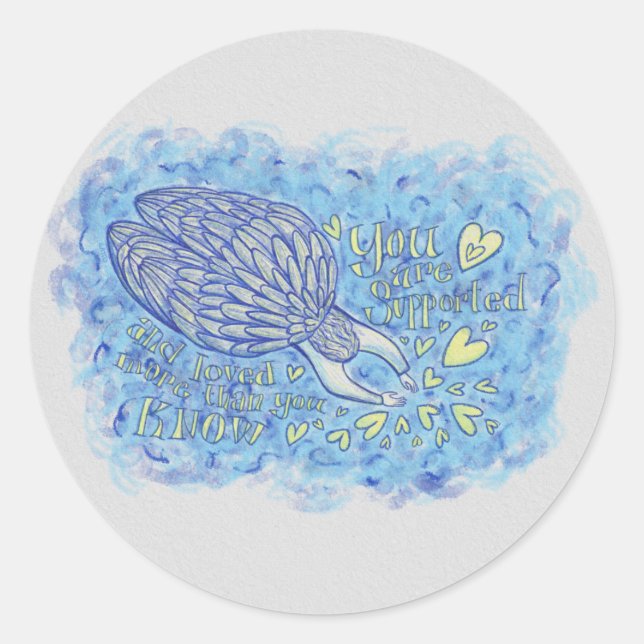 Adesivo Archangel Michael Art - decretos personalizados do (Frente)