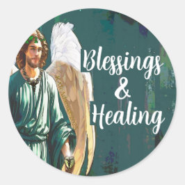 Adesivo Archangel Saint Raphael Blessings & Healing Angel