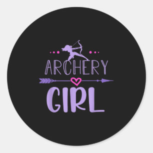Adesivo Archery Girl Engraçado Female Archer Citação Arco