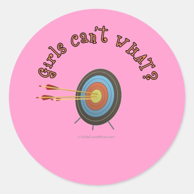 Adesivo Archery Target Bullseye (Frente)