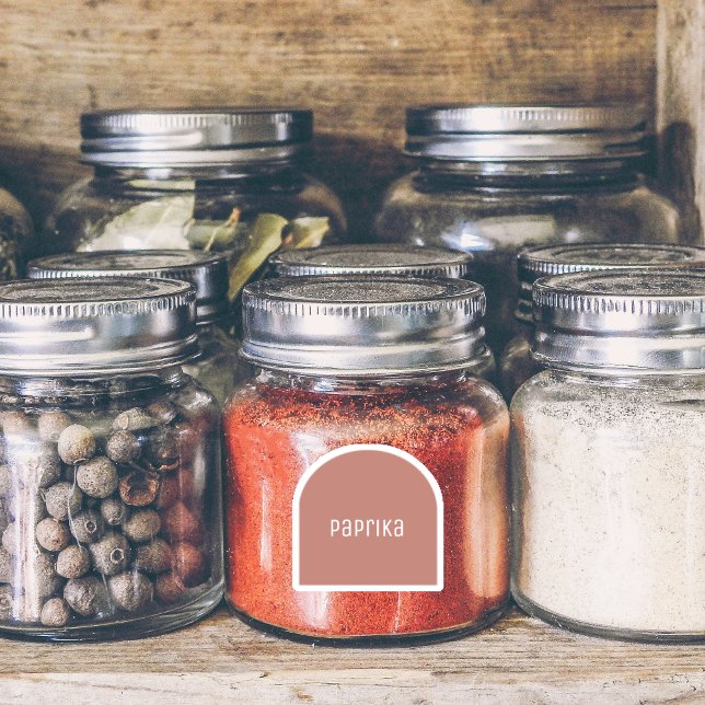 Adesivo Arches Arroz Conjunto 1 Rótulos de Frasco (Criador carregado)