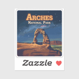 Adesivo Arches National Park Utah Delicate Arch Moab