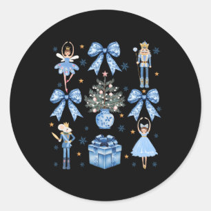 Adesivo Arco Azul Nutcracker Xmas Feliz Natal