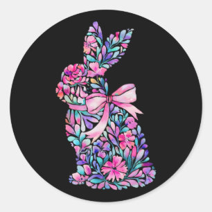 Adesivo Arco Bonita De Páscoa Floral Cony Coquette Meninas