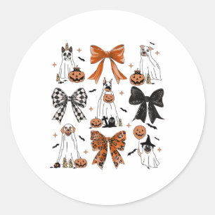 Adesivo Arco coquetel Cães fantasma do Halloween Pumpkin S