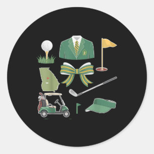 Adesivo Arco Coquette Mestrados Torneio De Golfe Gráfico P