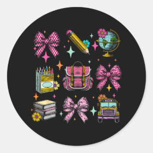 Adesivo Arco Coquette Student Teacher Life First Day Back 