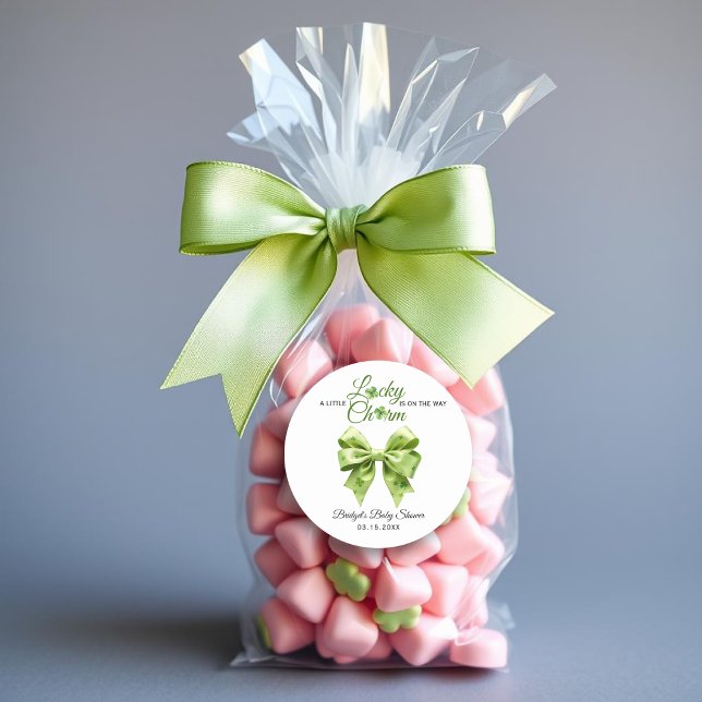 Adesivo Arco de charme, chá de fraldas de dia de Patrick (Criador carregado)