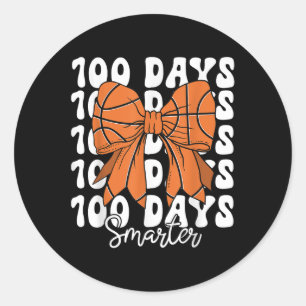 Adesivo arco de Coquete de Basquete 100 Dias Mais Intelige