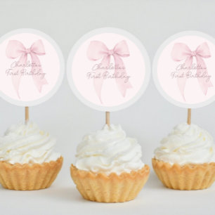 Adesivo Arco de coquetes cor-de-rosa personalizado