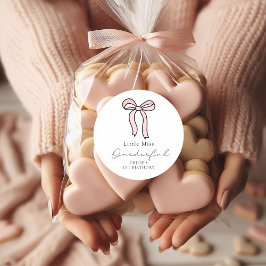 Adesivo Arco de Doodle Rosa, Pequena Miss OneMaravilha