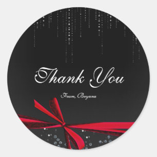 Adesivo Arco de Fita Vermelha e Preta - Pedreiros