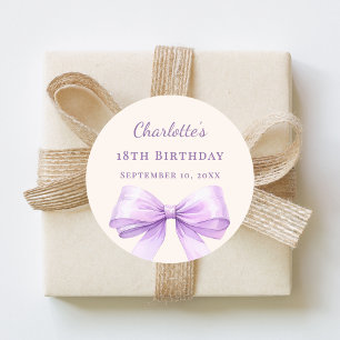 Adesivo Arco de lavanda marfim de aniversário