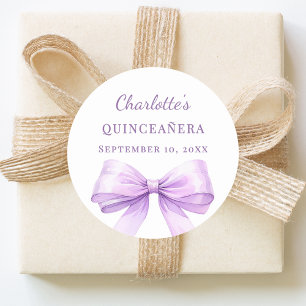 Adesivo Arco de lavanda para Quinceanera