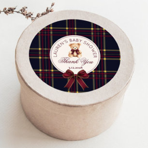 Adesivo Arco de Natal do Polo Teddy Bear Obrigado