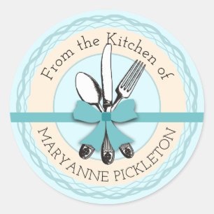 Adesivo arco de utensílios personalizado da cozinha