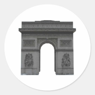 Adesivo Arco do Triunfo: modelo 3D: