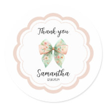 Arco Floral Obrigado Sticker