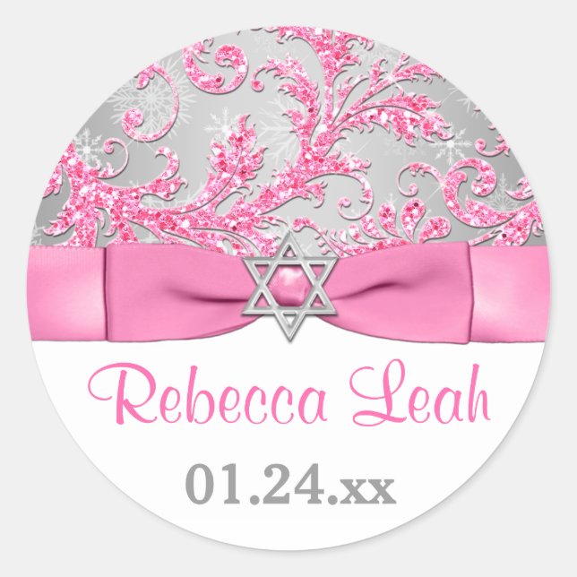 Adesivo ARCO IMPRESSO - Wonderland de inverno Damask Bat M (Frente)