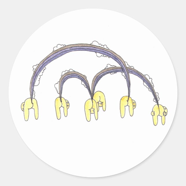 Adesivo Arco-íris (Frente)
