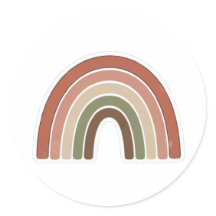 Adesivo Arco-íris Boho – Design Minimalista Vintag