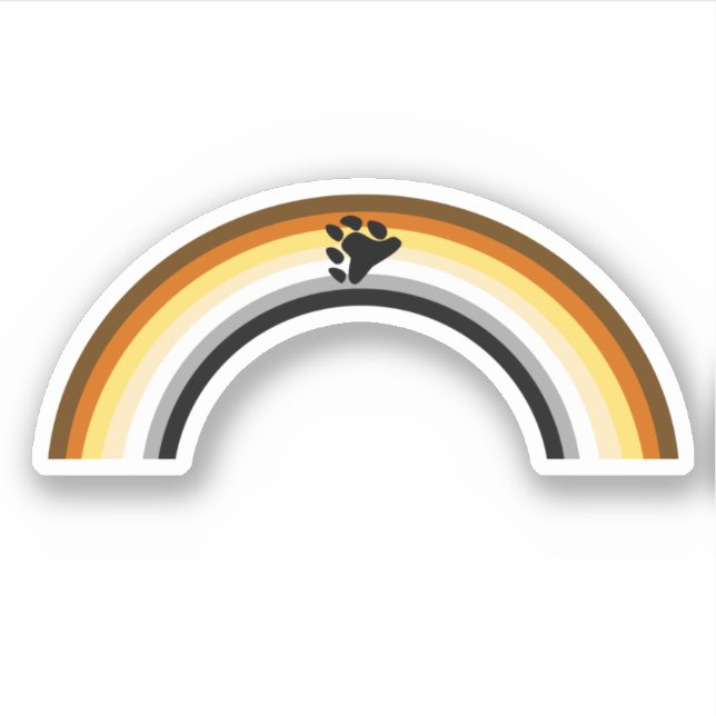 Adesivo Arco-íris de Ursos (Frente)