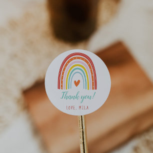 Adesivo Arco-íris e Aniversário do Sol