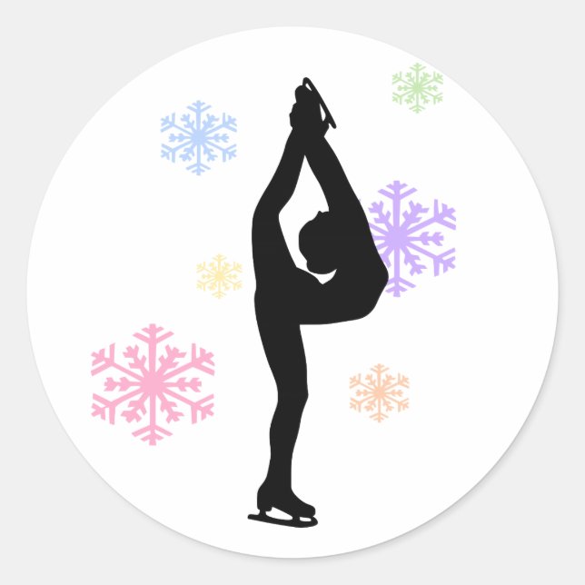 Adesivo Arco-Íris Flocos de Neve Vedantes De Gelo (Frente)