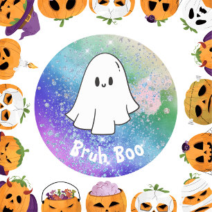 Adesivo Arco-íris fofo Ghost boo Crianças personalizadas