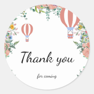 Adesivo arco-íris giro flutuante Flor aquarela Balão