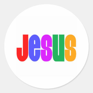 Adesivo Arco-íris Jesus