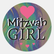 Adesivo Arco-íris Menina Mitzvah