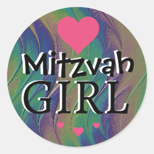 Adesivo Arco-íris Menina Mitzvah