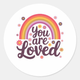 Adesivo Arco-Íris Que Amava