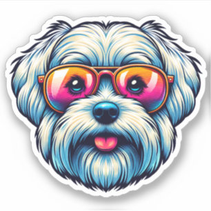 Adesivo Arco maltês Tie Vinyl Sticker