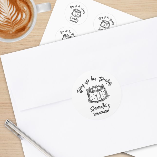 Adesivo Arco Negra Amarrando A aniversário de 30 anos Dos  (Criador carregado)