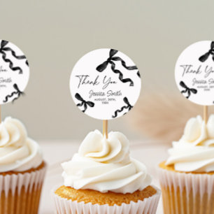 Adesivo Arco Preto Obrigado