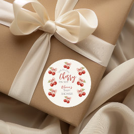 Adesivo Arco rosa-coquetel - Cereja vermelha no Chá de fra