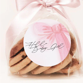 Adesivo Arco Rosa Cor-de-Água Moderna Olá Menina