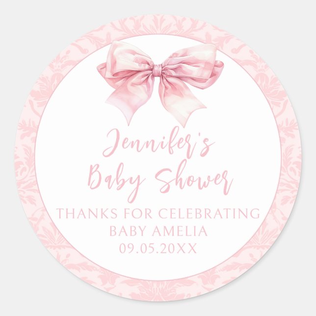 Adesivo Arco rosa-pinto-claro Chá (Frente)