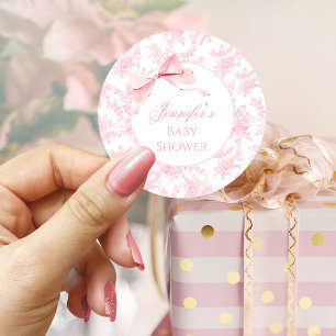 Adesivo Arco rosa-rosa-branca Fita Chá-bebê