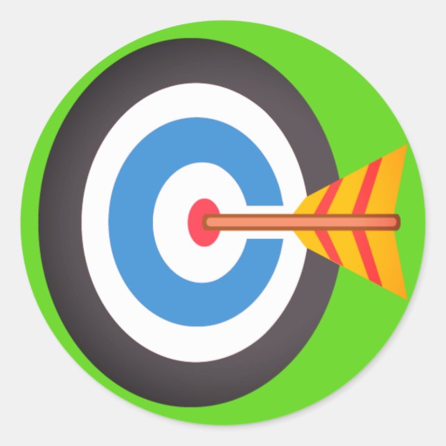 Adesivo Arco Target Emoji (Frente)