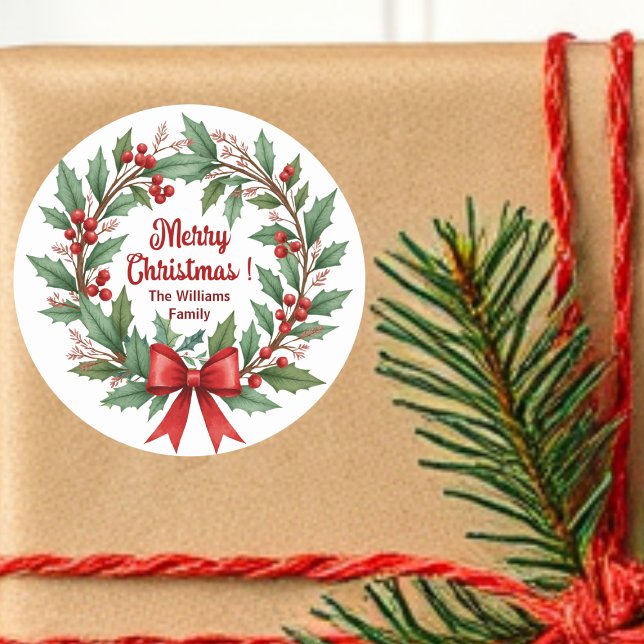 Adesivo Arco Vermelho de Wreath em Berries (Criador carregado)