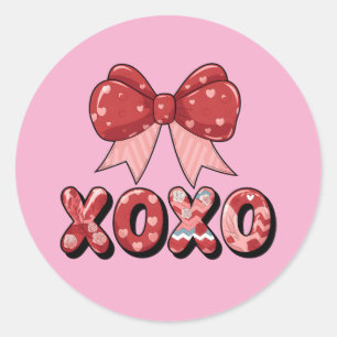 Adesivo Arco XOXO Coração Amor Bonito Meninas Doce Mulhere