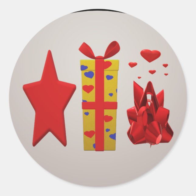 Adesivo Arcos de fitas design de caixas (Frente)